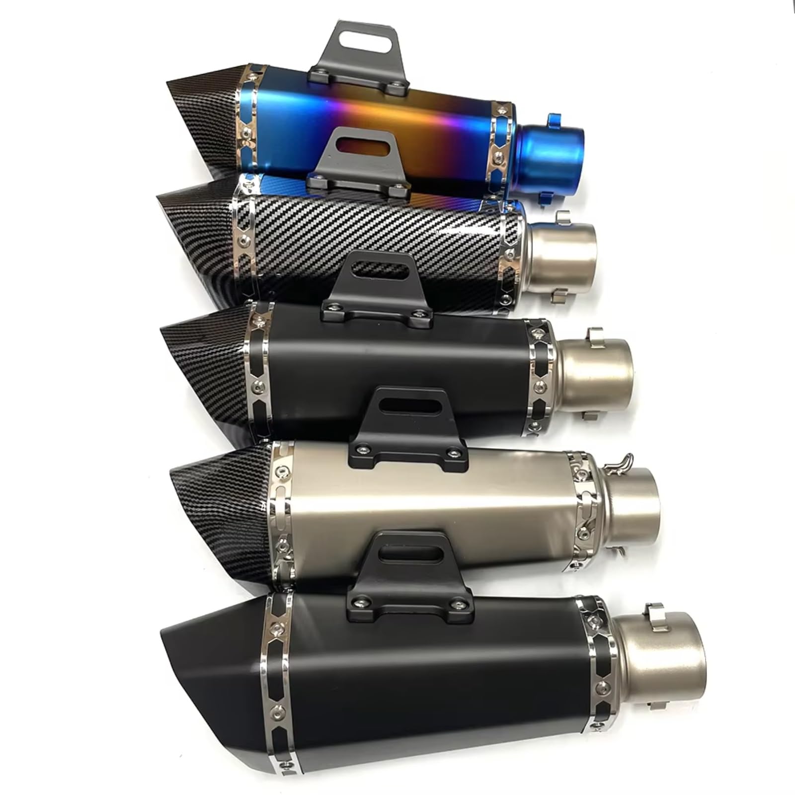 マフラー排気管 オートバイの排気管バイク部品排気 Amazon | オートバイ用マフラー排気口 Compatible With For ZX25R